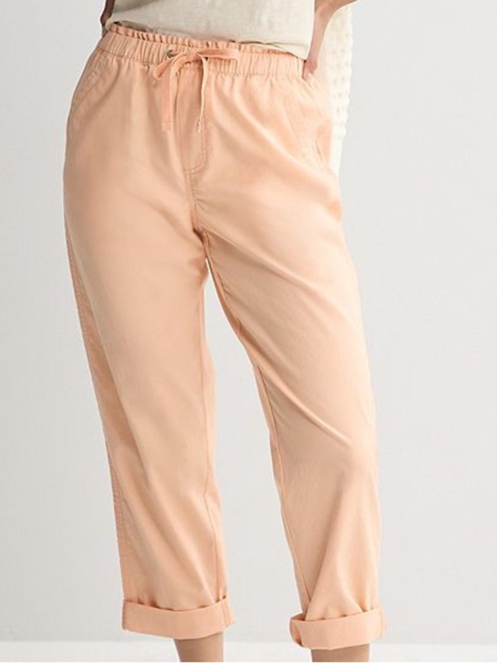 Sonoma Easy PaperBag Waist capris